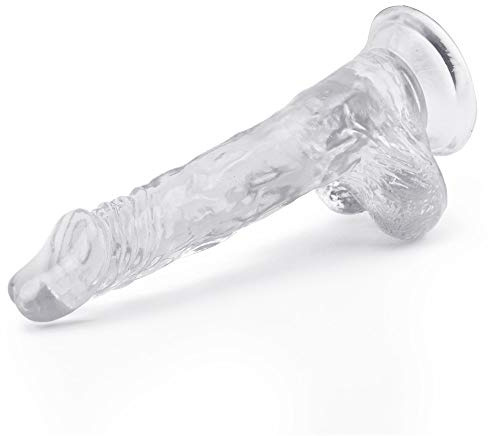 Yrrddxxoo Mjuka leksaker stark sugkopp strukturerade realistiska vattentäta gåvor för kvinnor tillfredsställa fantasi mycket användbar Yrrddxxoo (färg: Klar)