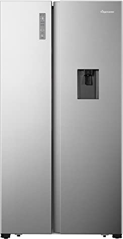 Fridgemaster 519 Litre Side-By-Side American Fridge Freezer With Multiflow - Silver