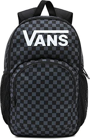 Vans Unisex Kids Backpack Alumni Backpack, BLACK CHECKER, One Size