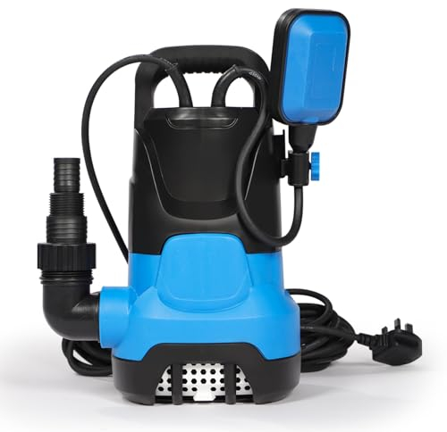 Birtechway Submersible Water Pump 400w 7500L/H Clean and Dirty with Float Switch,Empty Hot Tubs Pools,Electric for Garden Pond Pool Tub Flooded Cellars JX11890