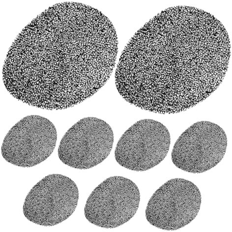 INOOMP 10pezzi Spugne Filtranti Riutilizzabili Per Pad Per Filtrazione Per Cappe Aspiranti Accessorio e Facile Per