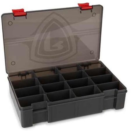 Fox Rage Stack and Store Shield Storage 16 Comp Large Deep - Bait Box, Fishing Box, Artificial Bait Box, Bait Box
