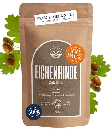 Eichenrinde Monte Nativo (300g) - Eichenrindentee schonend getrocknet - Tee lose 100% natürlich und ohne Zusatzstoffe - Aromatischer Kräutertee für einen köstlichen Aufguss