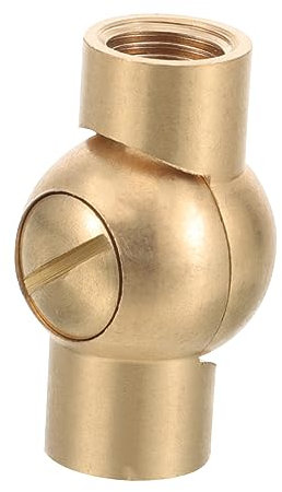 LIFKOME Metalladapter Für Wand Deckenleuchten Kupfer Drehbar Universalanschluss Für Schwenkbare Lampenhalterung Wandlampen Und Pendelleuchten Geeignet