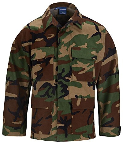 Propper Men's F545455-Men's BDU Coat, Woodland, 4X-Large Regular