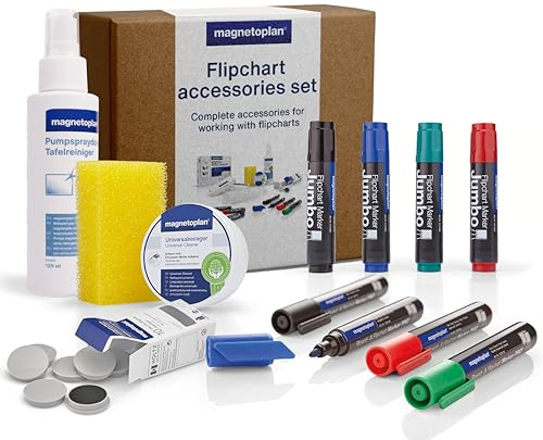 magnetoplan 12299F Flipchart-Zubehör-Set
