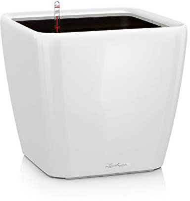 LECHUZA QUADRO Premium LS 43 weiß hochglanz 16180