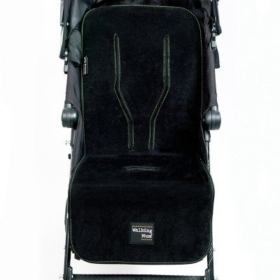 Walking mum - Colchoneta rizo Urban baby negra