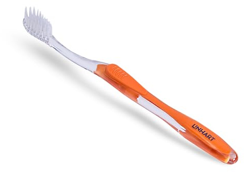 LINHART Extra mjuk tandborste – tandblekande tandborste med borst i flera längder ..