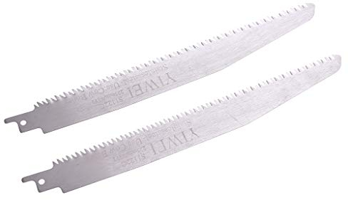 BELTI Sega Alternativa, 2 Pezzi Lama per Sega Alternativa in Acciaio Inossidabile S1122C per Tagliare Legno di Carne ossea