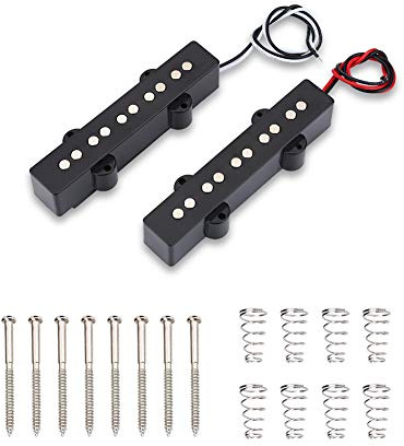 Pickup per basso, set di pickup a ponte aperto, per basso elettrico Jazz Bass JB a 5 corde