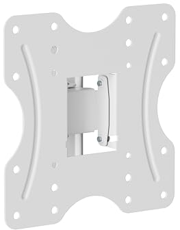 conecto TV Wandhalterung, neigbare und schwenkbare Universal Halterung,max. VESA 200x200 mm, für 23-42 Zoll Flach & Curved Ferseher Monitor bis 30kg, weiß