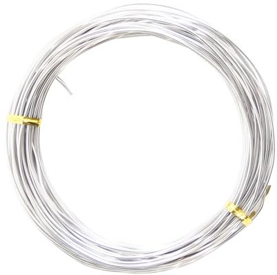 20 Metros de Alambre de Acero Inoxidable para Manualidades | calibre 17, 1,2 mm de grosor | Alambre de Escultura de Acero Inoxidable | Alambre de Metal Flexible para La Fabricación