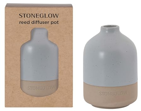 Stoneglow Elements Collection - Air - Grey Ceramic Diffuser Pot