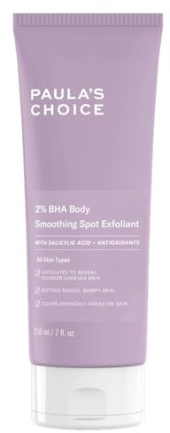Paula's Choice 2% BHA Body Spot Exfoliant - Exfoliating & Moisturising Cream - Reduces Bumps, Hydrates & Softens Skin - with Salicylic Acid/BHA & Antioxidants - All Skin Types - 210 ml