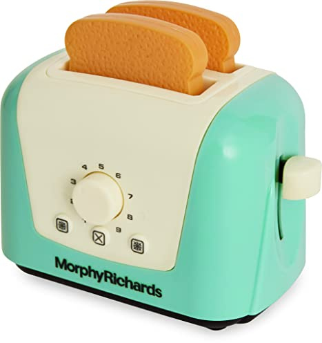 Casdon Morphy Richards Toaster | Pop-Up Toy Toaster For Children Aged 3+ | Includes 2 Pieces Of Pretend Toast For Realistic Play!