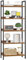 APPOLYN Bücherregal Mit 5 Ebenen, Heimbüro, Bücherregal, Aufbewahrungs-Organizer, Industrielles Design, Für Schlafzimmer, Wohnzimmer Und Heimbüro, 60 x 30 x 153.5cm, Vintagebraun