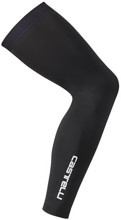 CASTELLI UPF 50+ Light Leg 2 Sleeves – Lightweight Sun Protection Leg Warmers for Cycling, black