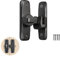 Weenwill 2 in 1 Barn Door Lock,90/180 Degree Flip Sliding Barn Door Latches Small Gate Latches Hardware Security Gate Latch for Barn Door,Sliding Door,Pet Door,Garage,Bathroom,Window,Outdoor
