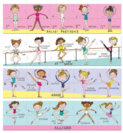Rachel Ellen Ballet Class 80 Piece Jigsaw Puzzle - Childrens Jigsaw Puzzle