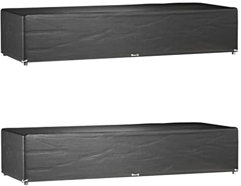 Mokuyary skydd för solstolar 2 stycken 12 öljetter 205 x 75 x 40 cm för solstol solstol