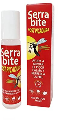 SerraBite Postpicadura Gel Fresh roll-on 15 ml - Alivio inmediato del picor de insectos, plantas urticantes y animales marinos. Sin amoníaco.