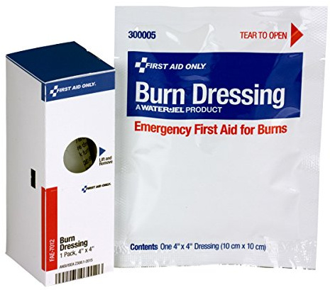 First Aid Only FAE-7012 Burn Dressing Burn Bandage Refill, 4 x 4, 1 Count