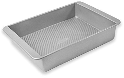 USA Pan Nonstick Roasting and Deep Lasagna Pan, 16 x 10.3-Inch