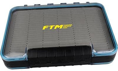 FTM Spoonbox 19x12,2x4cm - Angelbox für Spoons & Spinner, Köderbox für Forellenblinker, Tacklebox für Blinker & Spinnköder