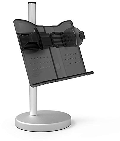 BCGT Ablage für Kochbuch Notenständer Startseite tragbaren Falten Gitarre Notenständer, Geige Partitur Tischnotenständer Desktop-Reading Reading Ständer (Color : Black)