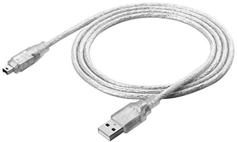 rongweiwang 121 Centimetri Maschio del USB 2.0 Firewire IEEE 2.0 IEEE-1394 Cavo USB 1394 4 Pin Adattatore Maschio Cavi per dispositivi digitali
