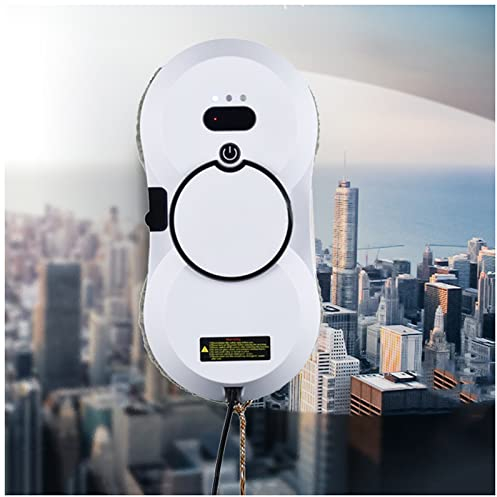 ATRNA Robot Limpiacristales Ventana, Robot Limpiacristales Automático Inteligente Sensores Reconocimiento de Superficies y Bordes-White