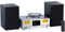 VR-Radio Mini Anlage: Micro-Stereoanlage: Webradio, DAB+, CD, Bluetooth, App, 300 W, Silber (Kompaktanlagen, HiFi Kompaktanlage, Smartphone Tuner)