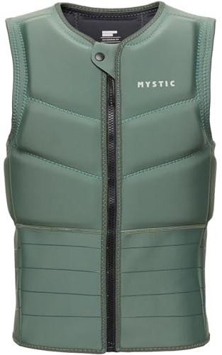 Mystic Mens Star Front Zip Impact Vest 35005.23023 - Dark Olive Size - M