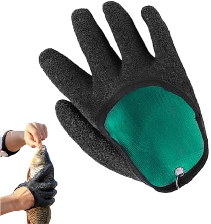 Guanti da pesca, protezione resistente al taglio, design a guanto, attrezzatura di sicurezza resistente all'acqua salata, multicolore, guanti per attività all'aperto per canoa, filetto di pesce