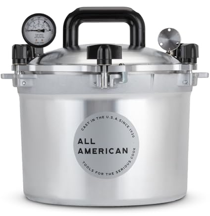 All American 1930 Pressure Cooker/Canner (The 910), 10.5 Qt, Made in USA​
