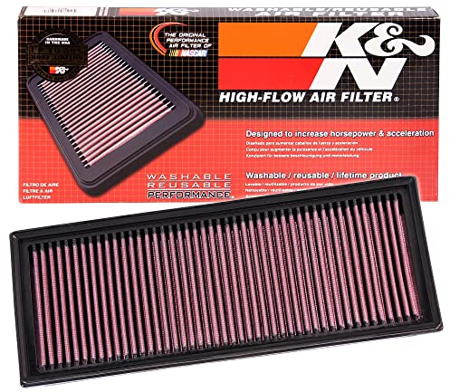 K&N Motorluftfilter 33-2865: Hochleistungsluftfilter, Abwaschbar, Ersatzfilter, Erhöhte Leistung, 2003-2024 (Beetle, Caddy IV, Passat, Jetta, Tiguan, Q3 Quattro, Alhambra, Yeti)