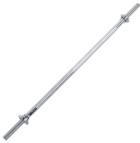 Tunturi Barbells Barra Pesas, Unisex Adulto, Plateado, 120 cm