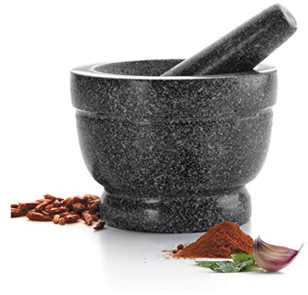 Lacor 60516 Mortier avec Pilon Granite diamètre 16 cm et hauteur 12cm