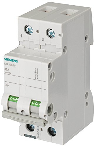 Siemens SENTRON Schalter 70 mm 400 V 2 Module 35 mm2 2-polig 32 A