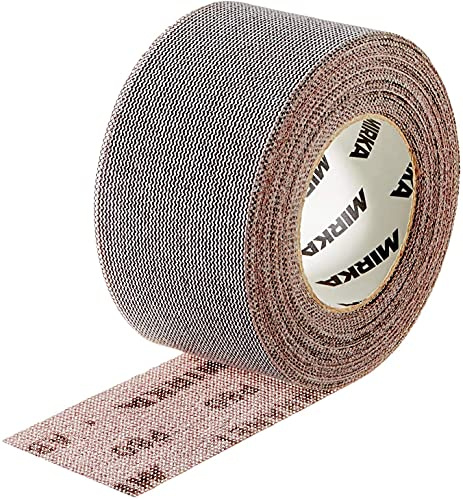 Mirka Abranet Netz-Schleifrolle 75 mm x 10 m Klett/Korn P400 / 1 Rolle/zum Schleifen von Holz, Spachtel, Lack, Kunststoff / 545BI001413R