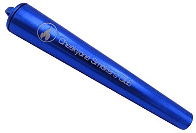 Cheeky One Smokers Club Metal King Size Joint Tube cig case (Blue)