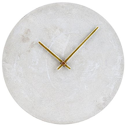 House Doctor Wanduhr 28 cm, sonstiges, Beton, 28 x 28 cm