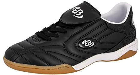 Brütting Herren Motion Indoor Hallenturnschuh, Schwarz Weiß, 43 EU