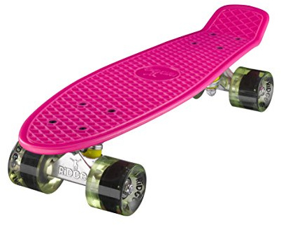 Ridge Skateboards 22 Original Mini Cruiser Skate 55cm Skateboard Planche a Roulettes Complète en 90 couleurs
