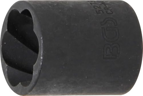 BGS 5279 | Vriduttag (spiralprofil) / Skruvutdragare | 10 mm (3/8 tum) enhet | 19 mm