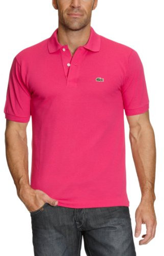 Lacoste L1212-00, Polo Uomo, Rosa (Framboise Uzn), S