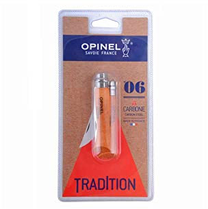 Opinel No 08, Carbon, Blister, 2540089