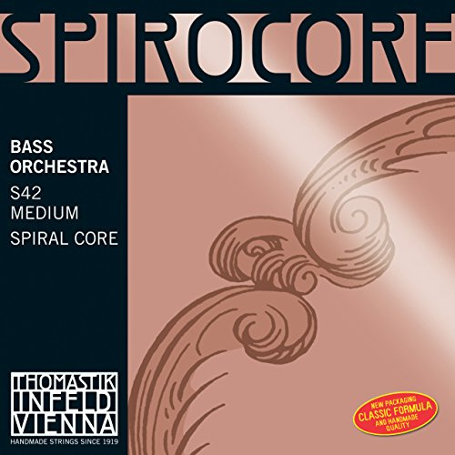 Thomastik Corda per Contrabbasso 4/4 Spirocore - corda Sol nucleo corda a spirale, rivest. cromo, accordo orchestra, leggera