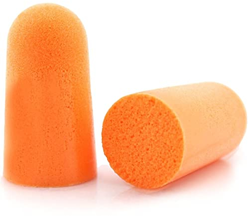 3M 1100 - Tappi per orecchie arrotolabili in schiuma, confezione da 200